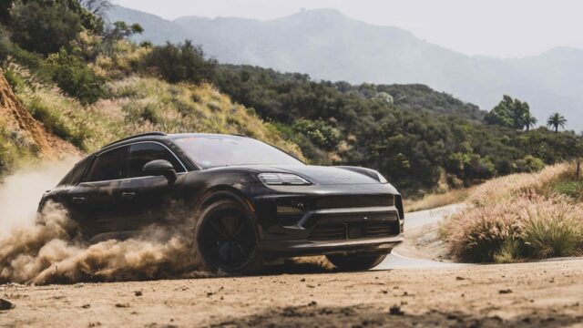 Porsche Macan Electric — камуфлажен прототип на тестове